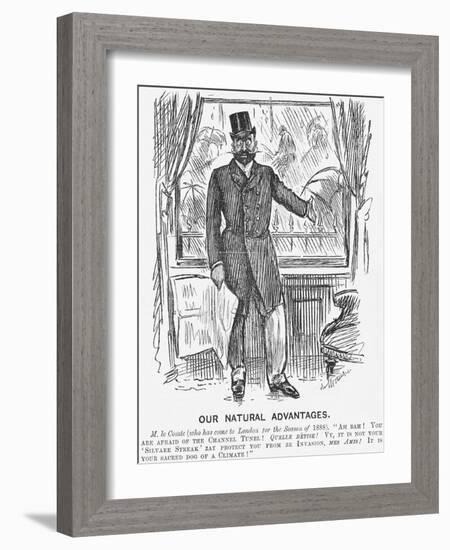 Our Natural Advantages, 1888-George Du Maurier-Framed Giclee Print