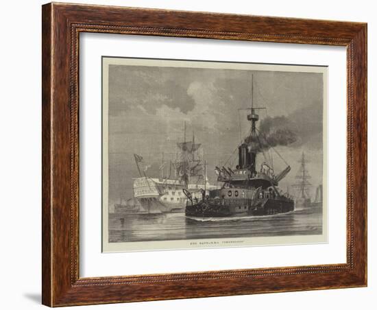 Our Navy, HMS Thunderer-William Edward Atkins-Framed Giclee Print