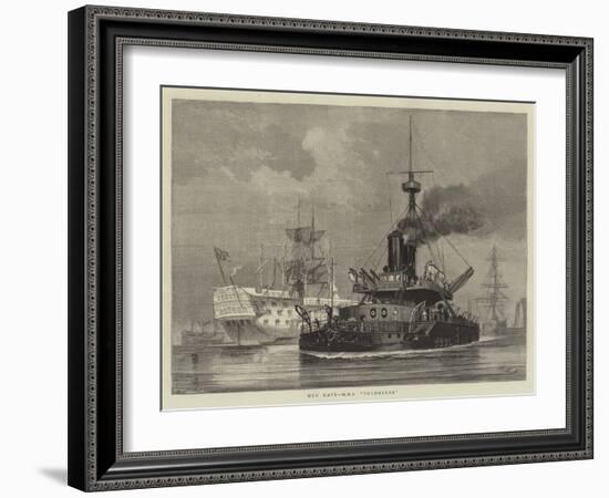 Our Navy, HMS Thunderer-William Edward Atkins-Framed Giclee Print