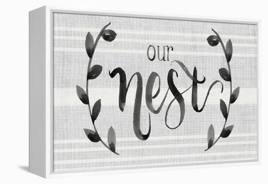 Our Nest is Blessed I-Jennifer Parker-Framed Stretched Canvas