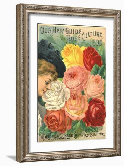 Our New Guide to Rose Culture, 1899 Catalog Cover for the Dingee and Conard Co.-null-Framed Giclee Print