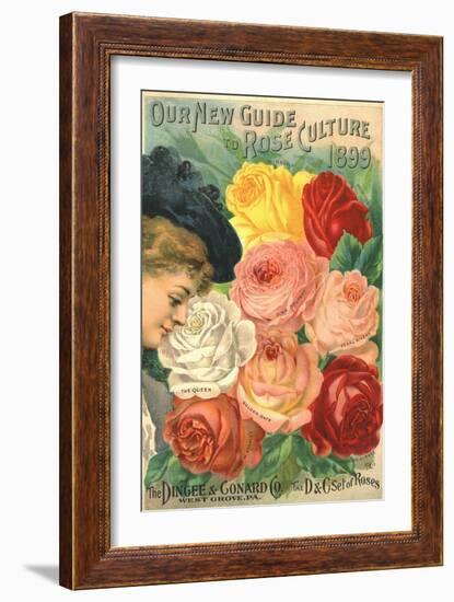 Our New Guide to Rose Culture, 1899 Catalog Cover for the Dingee and Conard Co.-null-Framed Giclee Print