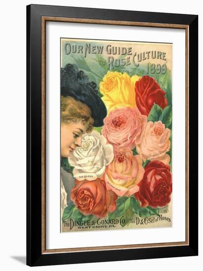 Our New Guide to Rose Culture, 1899 Catalog Cover for the Dingee and Conard Co.-null-Framed Giclee Print