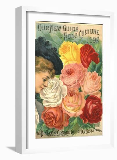 Our New Guide to Rose Culture, 1899 Catalog Cover for the Dingee and Conard Co.-null-Framed Giclee Print