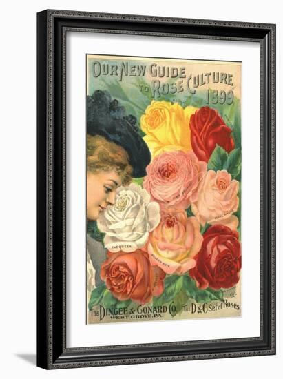 Our New Guide to Rose Culture, 1899 Catalog Cover for the Dingee and Conard Co.-null-Framed Giclee Print