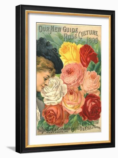 Our New Guide to Rose Culture, 1899 Catalog Cover for the Dingee and Conard Co.-null-Framed Giclee Print