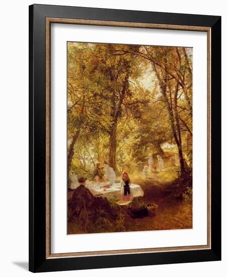 Our Picnic - New Lock, Berks.-Charles James Lewis-Framed Giclee Print