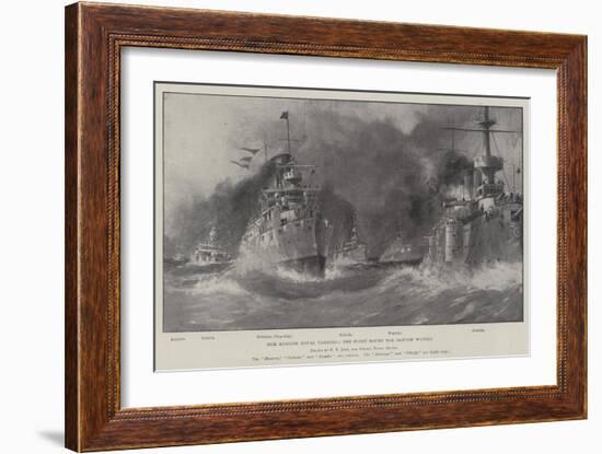 Our Russian Naval Visitors, the Fleet Bound for British Waters-Fred T. Jane-Framed Giclee Print