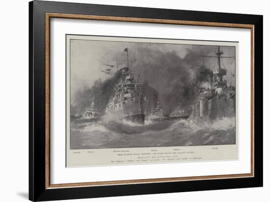 Our Russian Naval Visitors, the Fleet Bound for British Waters-Fred T. Jane-Framed Giclee Print
