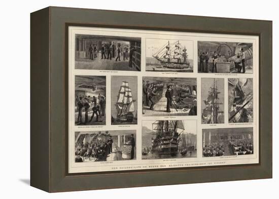 Our Sailors, Life on Board Her Majesty's Training-Ship St Vincent-William Edward Atkins-Framed Premier Image Canvas