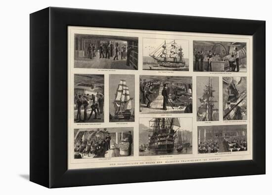 Our Sailors, Life on Board Her Majesty's Training-Ship St Vincent-William Edward Atkins-Framed Premier Image Canvas