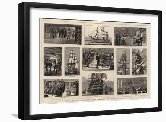 Our Sailors, Life on Board Her Majesty's Training-Ship St Vincent-William Edward Atkins-Framed Giclee Print