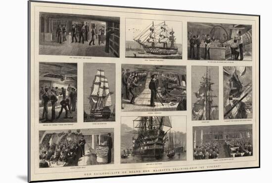 Our Sailors, Life on Board Her Majesty's Training-Ship St Vincent-William Edward Atkins-Mounted Giclee Print