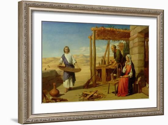 Our Saviour Subject to His Parents at Nazareth, 1847-56-John Rogers Herbert-Framed Giclee Print