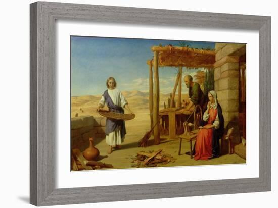 Our Saviour Subject to His Parents at Nazareth, 1847-56-John Rogers Herbert-Framed Giclee Print