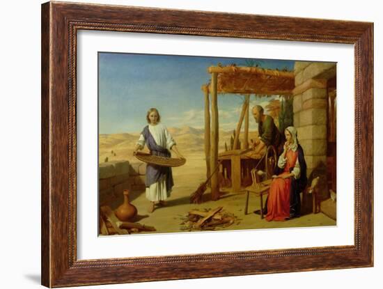 Our Saviour Subject to His Parents at Nazareth, 1847-56-John Rogers Herbert-Framed Giclee Print