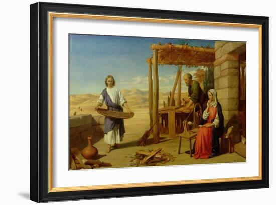 Our Saviour Subject to His Parents at Nazareth, 1847-56-John Rogers Herbert-Framed Giclee Print