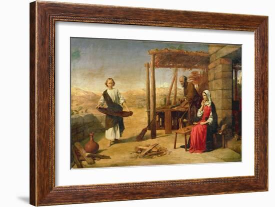 Our Saviour Subject to His Parents at Nazareth, 1860-John Rogers Herbert-Framed Giclee Print