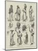 Our Special Artist in Egypt, Character Sketches Along the Road from Alexandria to Cairo-null-Mounted Giclee Print