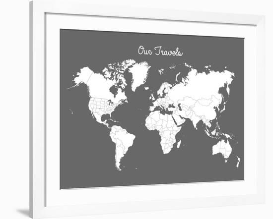 Our Travels Steel-Samantha Ranlet-Framed Art Print