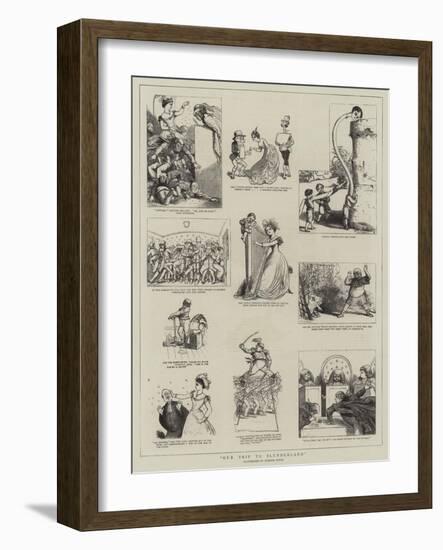 Our Trip to Blunderland-Charles Altamont Doyle-Framed Giclee Print