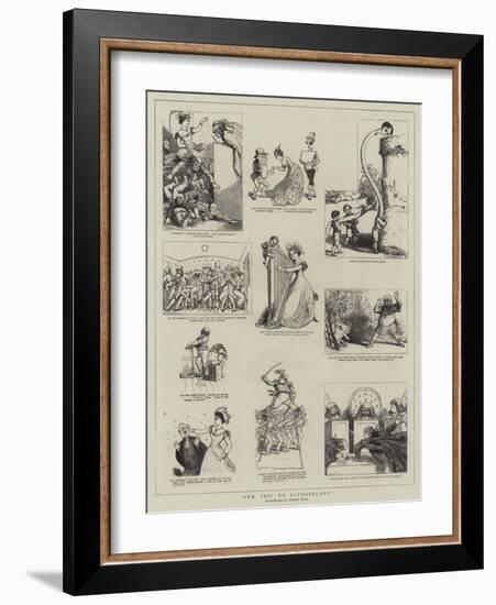 Our Trip to Blunderland-Charles Altamont Doyle-Framed Giclee Print