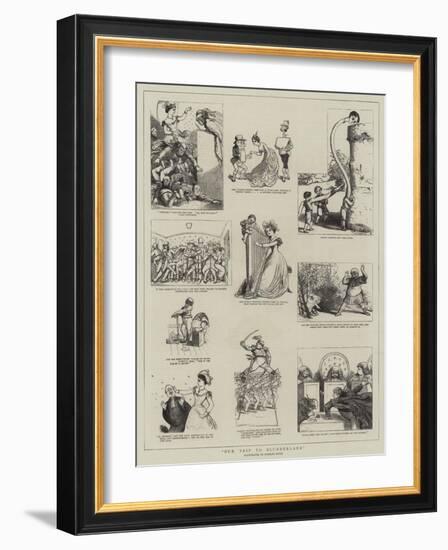 Our Trip to Blunderland-Charles Altamont Doyle-Framed Giclee Print