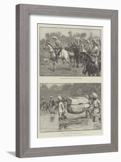 Our Troops in Burmah-William Heysham Overend-Framed Giclee Print