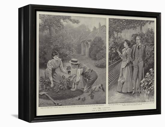 Our Two Gardens-Arthur Hopkins-Framed Premier Image Canvas