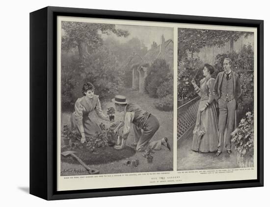 Our Two Gardens-Arthur Hopkins-Framed Premier Image Canvas