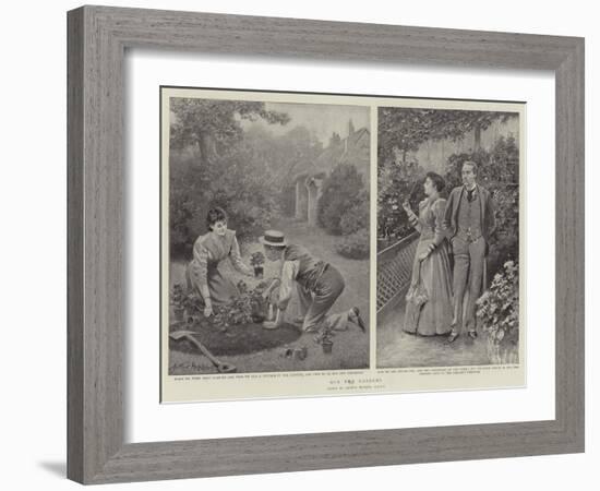 Our Two Gardens-Arthur Hopkins-Framed Giclee Print