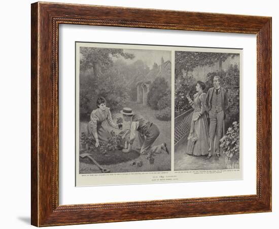 Our Two Gardens-Arthur Hopkins-Framed Giclee Print