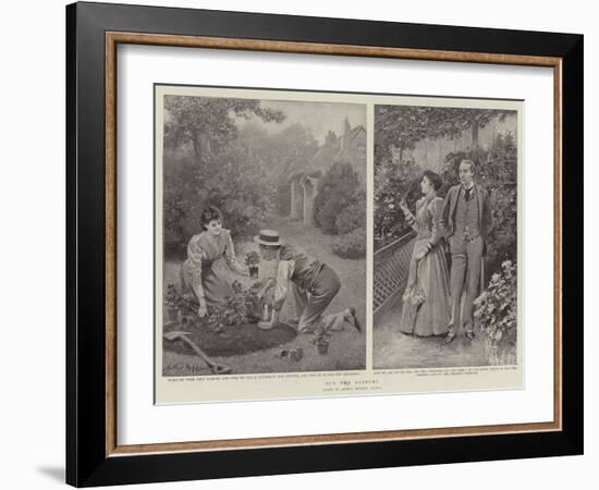 Our Two Gardens-Arthur Hopkins-Framed Giclee Print