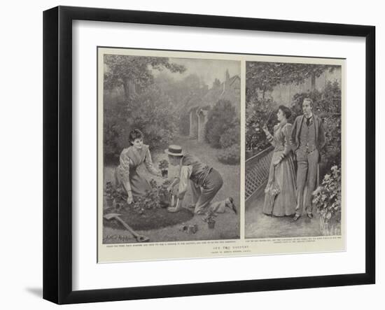Our Two Gardens-Arthur Hopkins-Framed Giclee Print