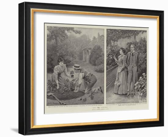 Our Two Gardens-Arthur Hopkins-Framed Giclee Print
