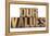 Our Values-PixelsAway-Framed Stretched Canvas