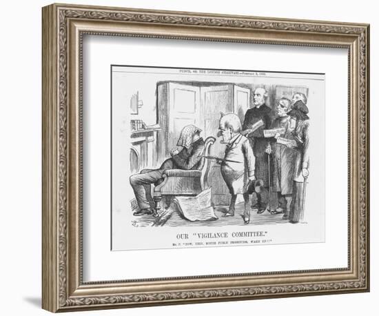 Our Vigilance Committee, 1883-John Tenniel-Framed Giclee Print