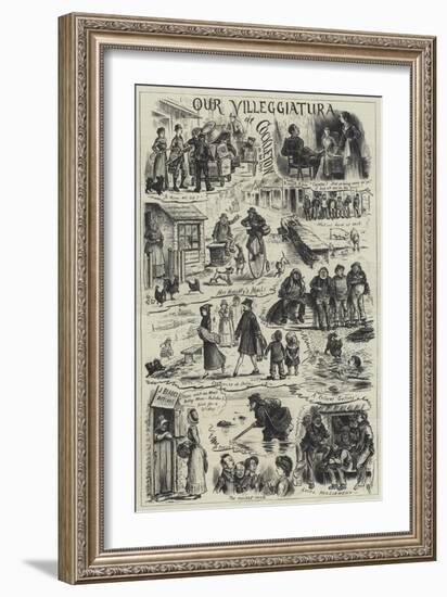 Our Villeggiatura at Cockleton on the Ooze-null-Framed Giclee Print