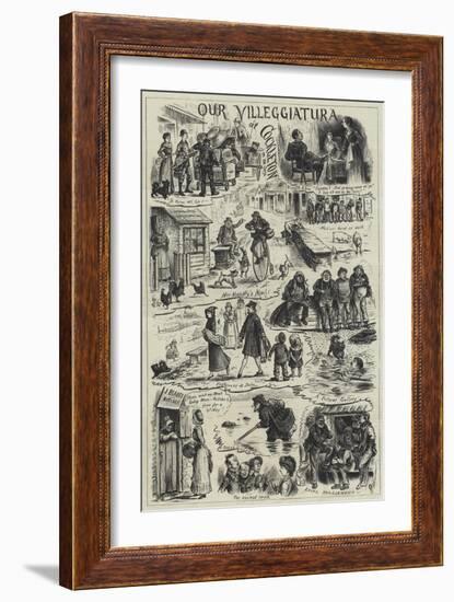 Our Villeggiatura at Cockleton on the Ooze-null-Framed Giclee Print