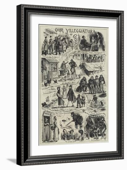 Our Villeggiatura at Cockleton on the Ooze-null-Framed Giclee Print