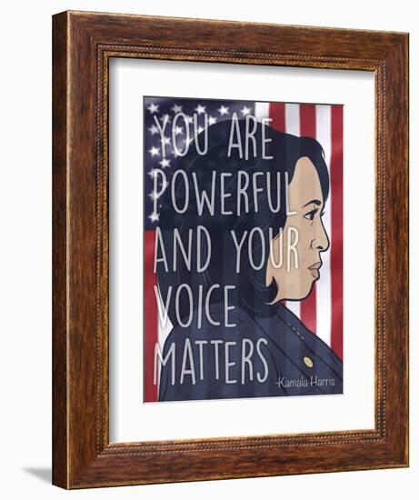 Our Voice Matters-Marcus Prime-Framed Art Print