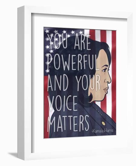 Our Voice Matters-Marcus Prime-Framed Art Print