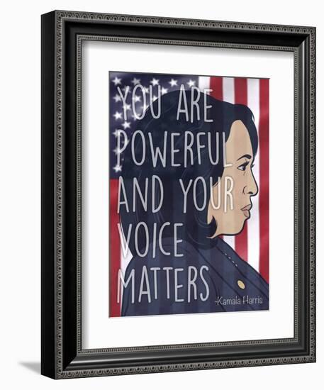 Our Voice Matters-Marcus Prime-Framed Art Print