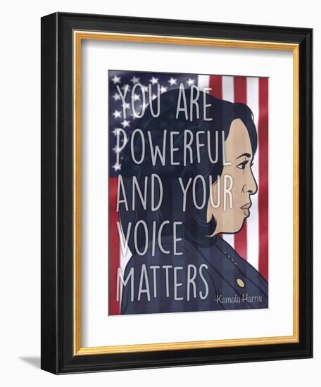 Our Voice Matters-Marcus Prime-Framed Art Print