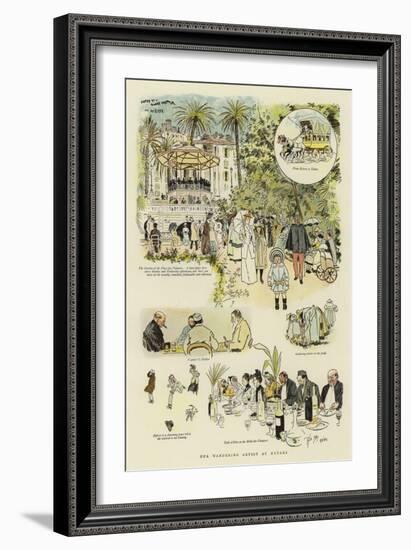 Our Wandering Artist at Hyeres-Phil May-Framed Giclee Print