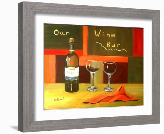 Our Wine Bar-Ruth Palmer-Framed Art Print