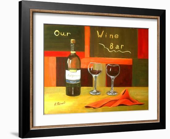 Our Wine Bar-Ruth Palmer-Framed Art Print