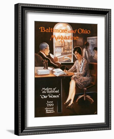 Our Women-Charles H. Dickson-Framed Giclee Print