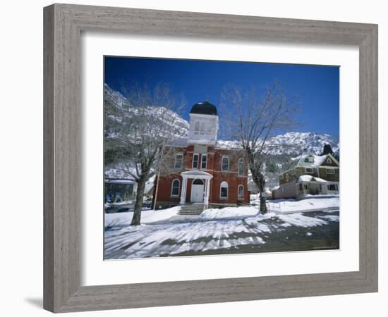 Ouray County Courthouse Dating from 1888 on 4th Street and 6th Avenue-Robert Francis-Framed Photographic Print