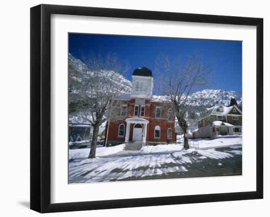 Ouray County Courthouse Dating from 1888 on 4th Street and 6th Avenue-Robert Francis-Framed Photographic Print